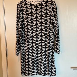 Black and white dress